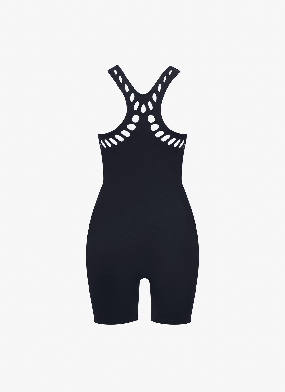 All in one biker swim ALAÏA BLUE ALL IN ONE BIKER SWIM